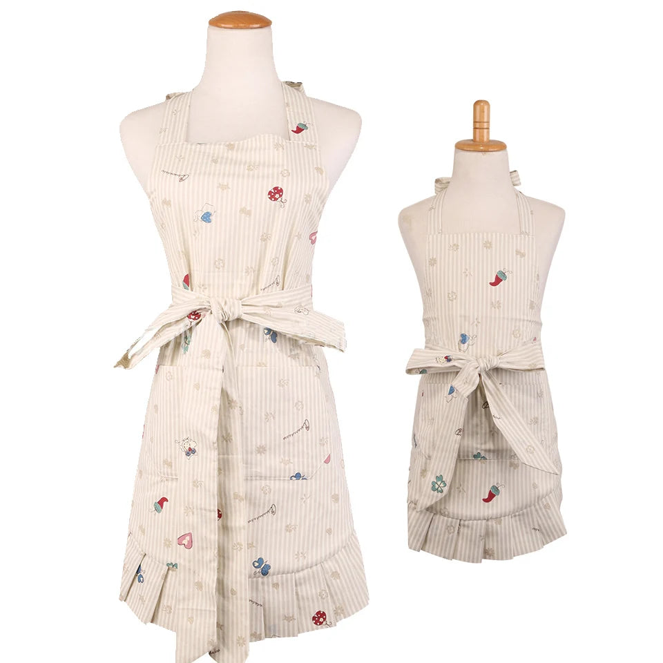Tablier robe mère et fille