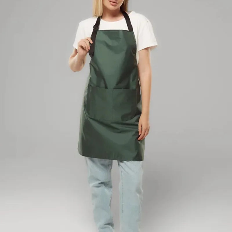 Tablier imperméable vert