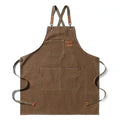 Tablier marron
