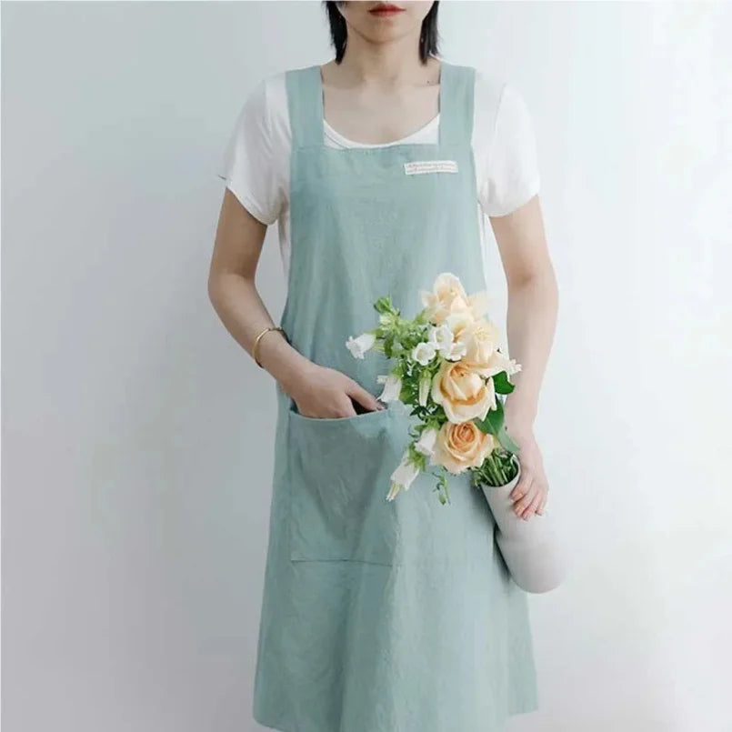 Tablier en coton