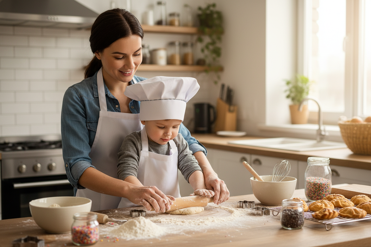 Tablier + toque pour  enfant