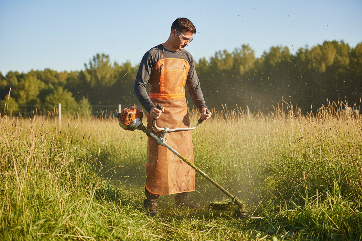 Tablier de débroussaillage