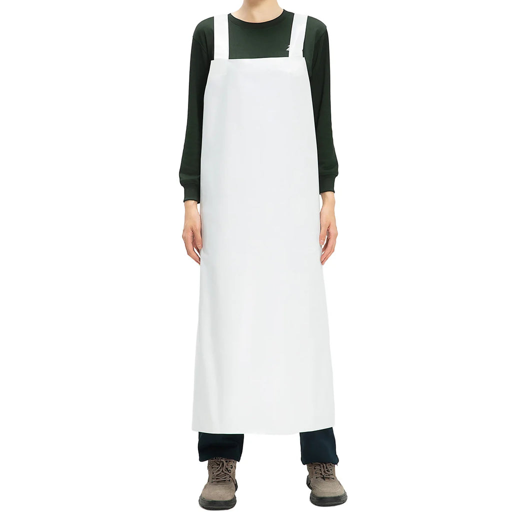 Tablier en PVC blanc