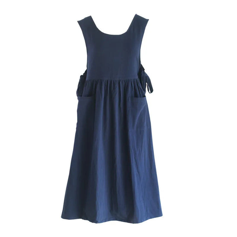 Tablier robe ouverte