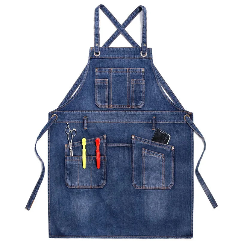 Tablier de cuisine en jean
