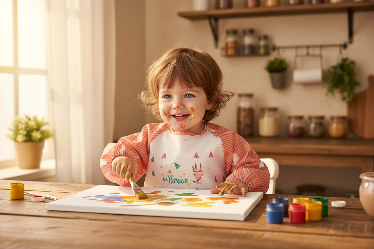 Tablier bavoir bébé