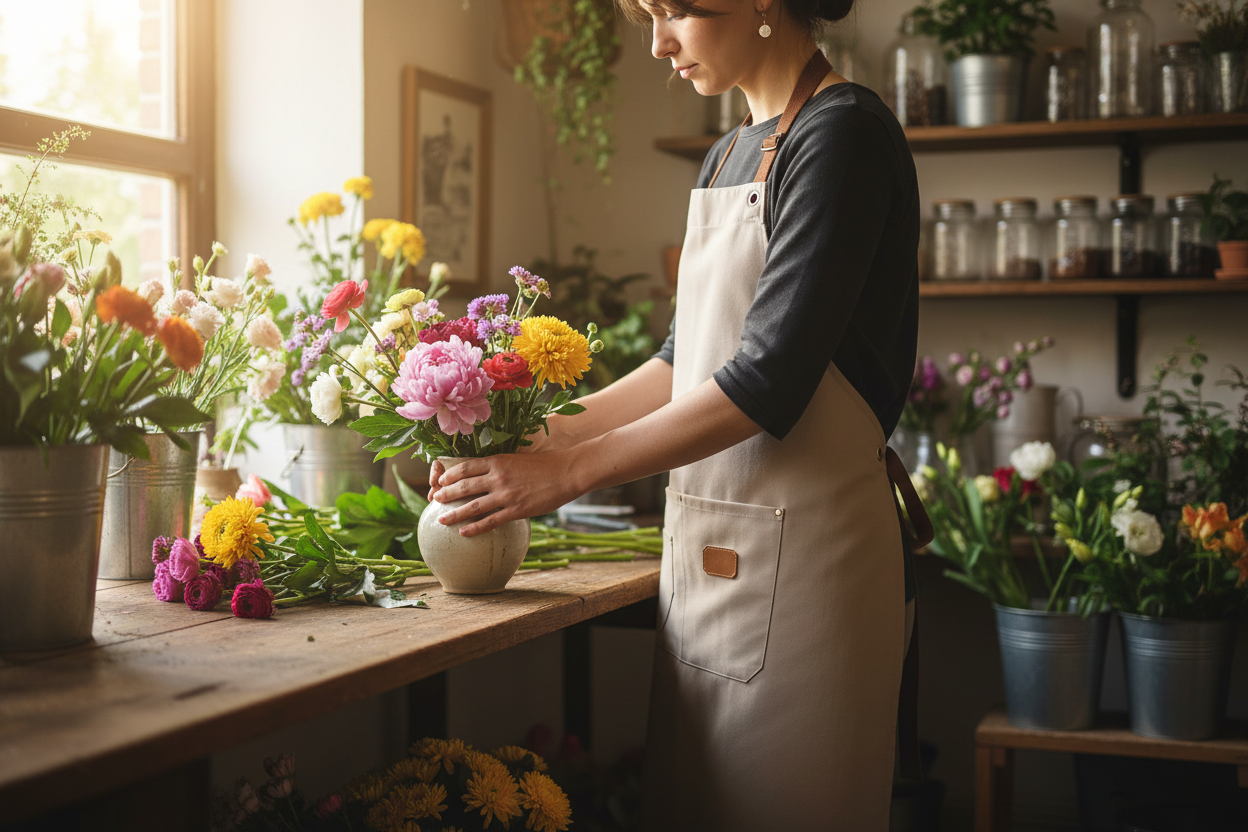 Tablier de fleuriste