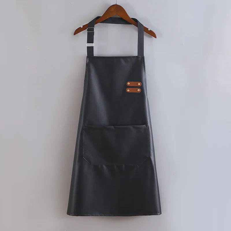 Tablier de cuisine en cuir