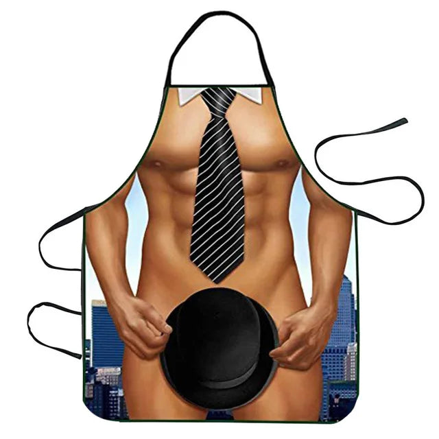 Tablier homme nu