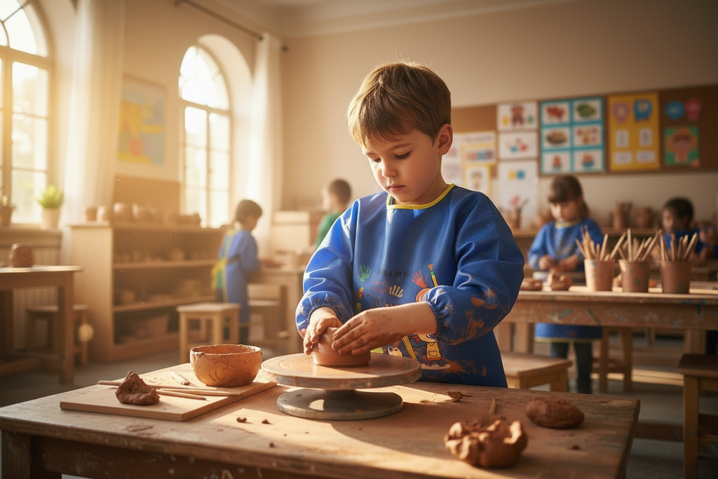 Tablier d'école garçon