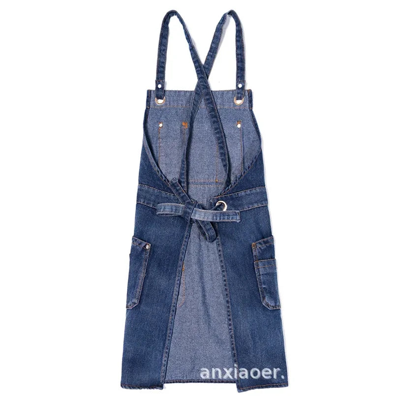 Tablier de cuisine en jean
