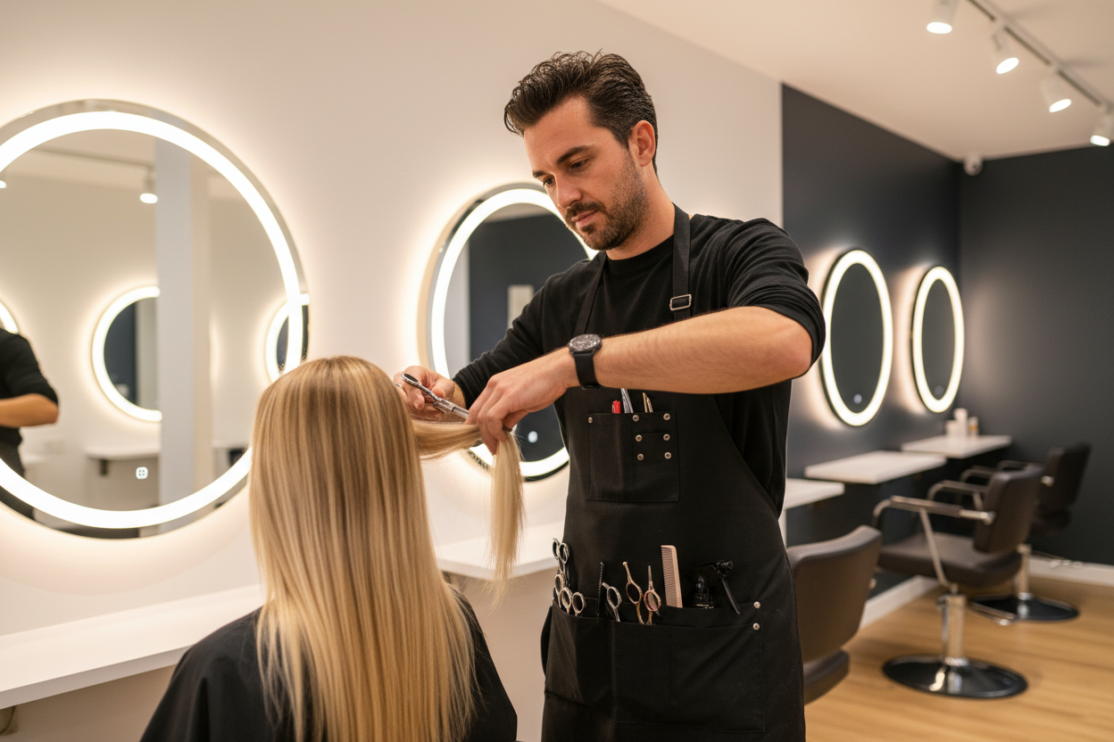 Tablier de coiffeur
