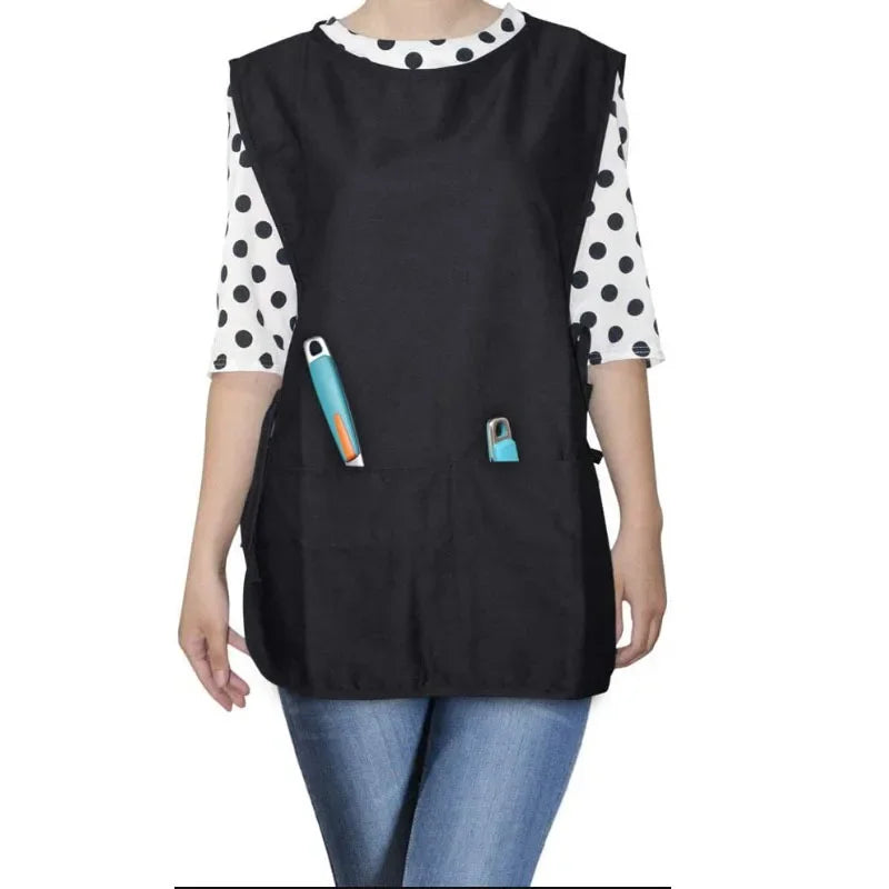 Tablier blouse sans manche femme