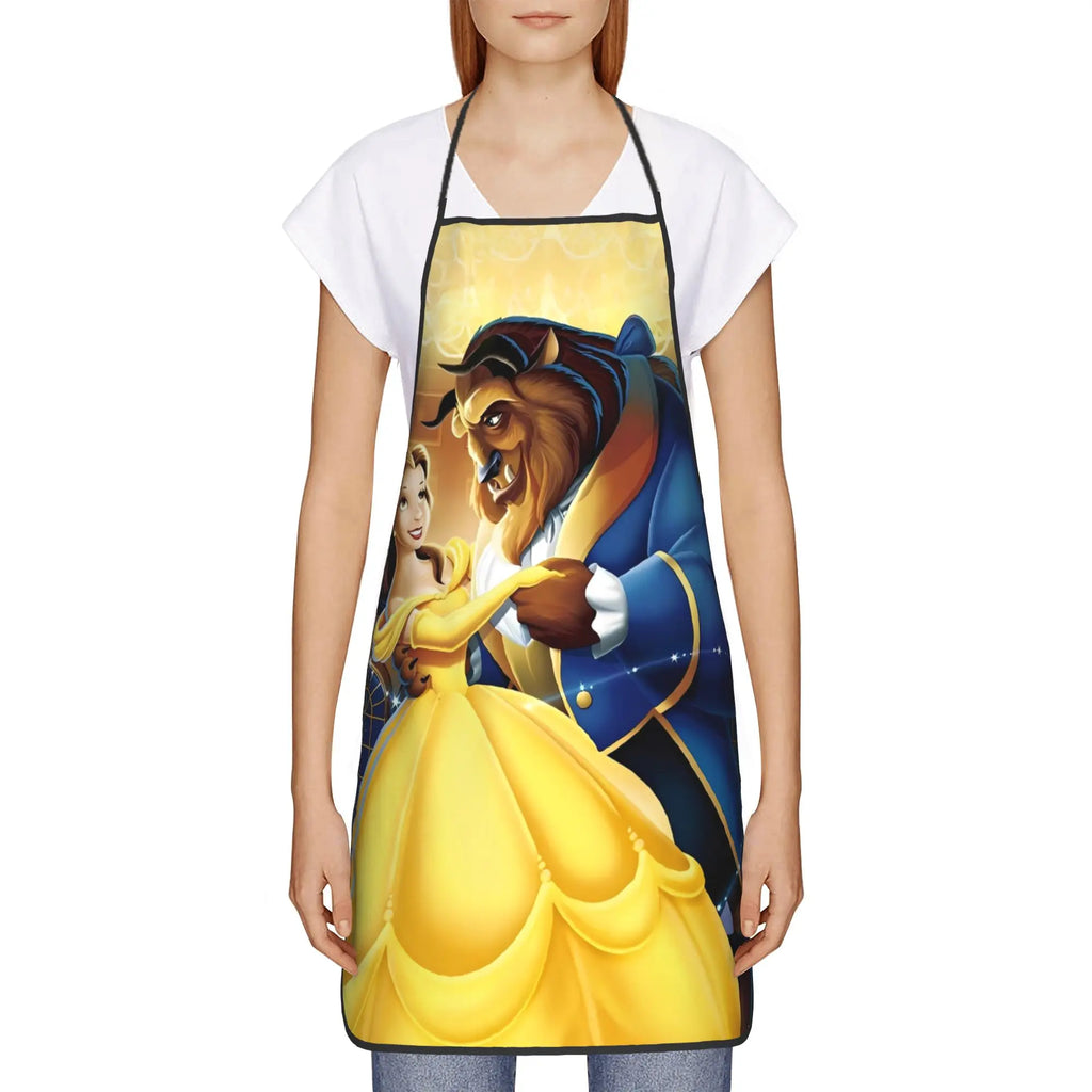 Tablier la belle et la bête