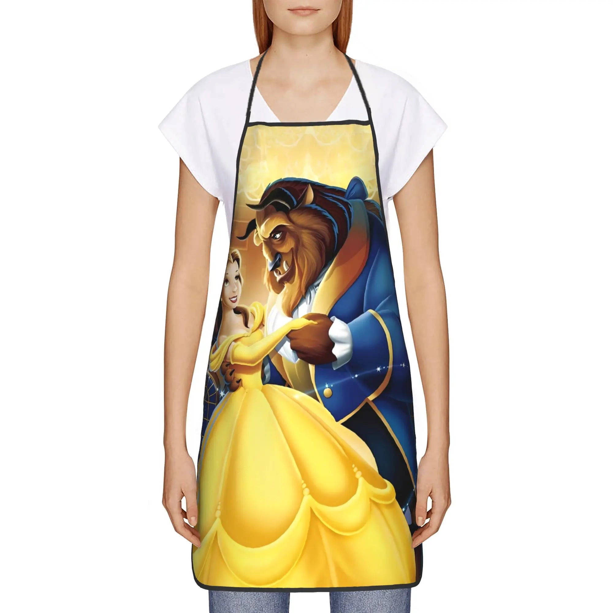 Tablier la belle et la bête
