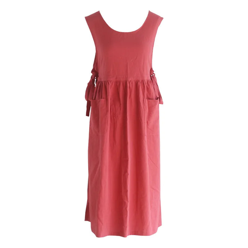 Tablier robe ouverte
