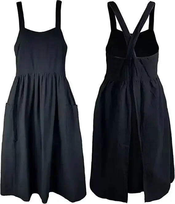Tablier robe en coton