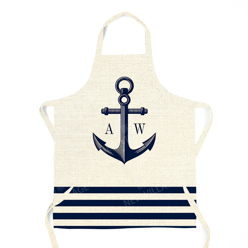 Tablier de cuisine marin