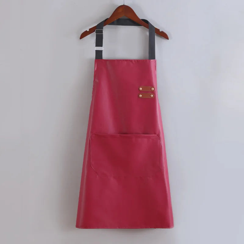 Tablier de cuisine en cuir