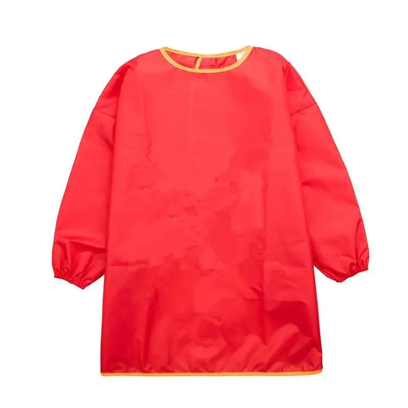 Tablier de maternelle rouge
