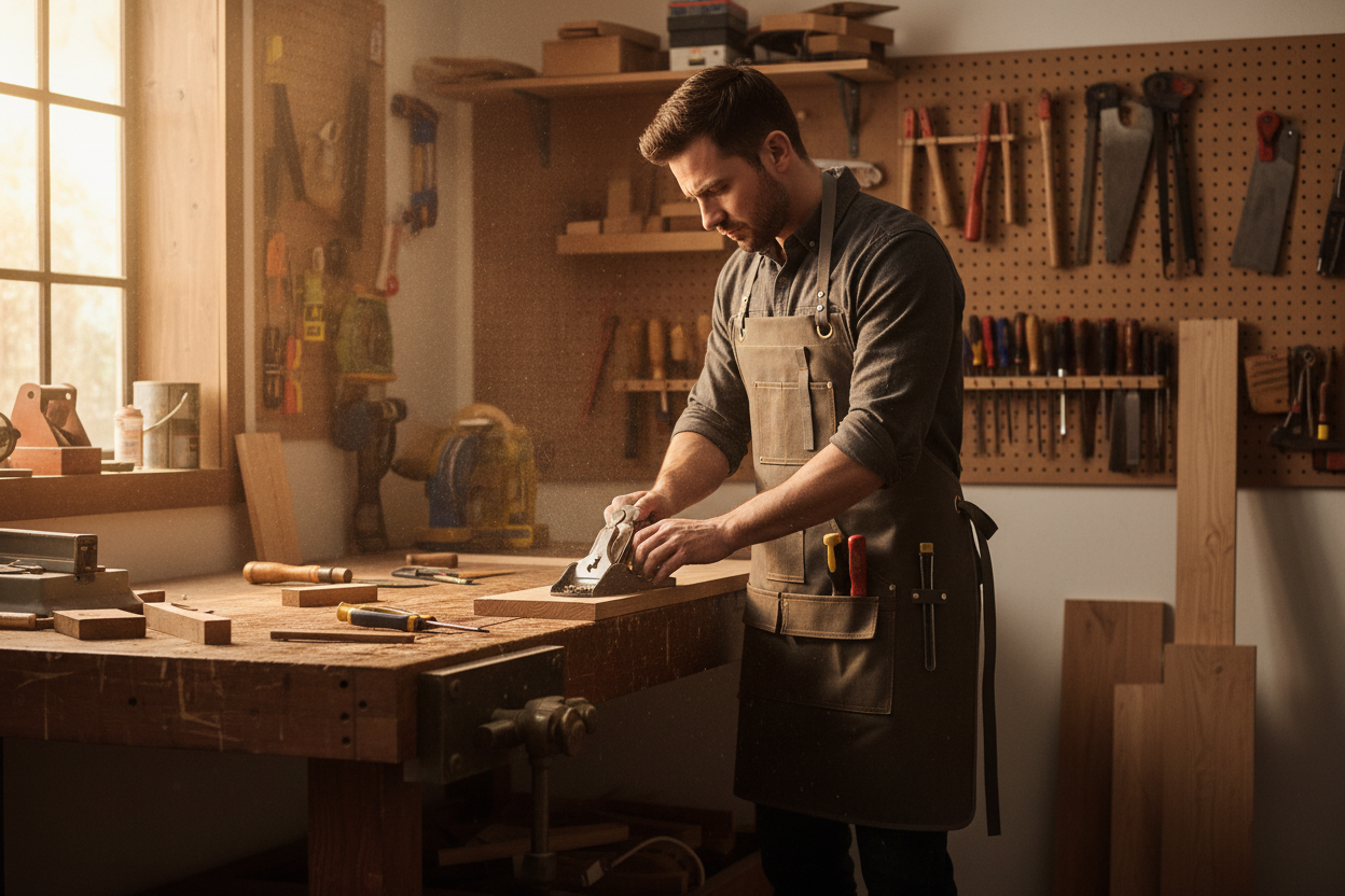 Tablier de bricolage