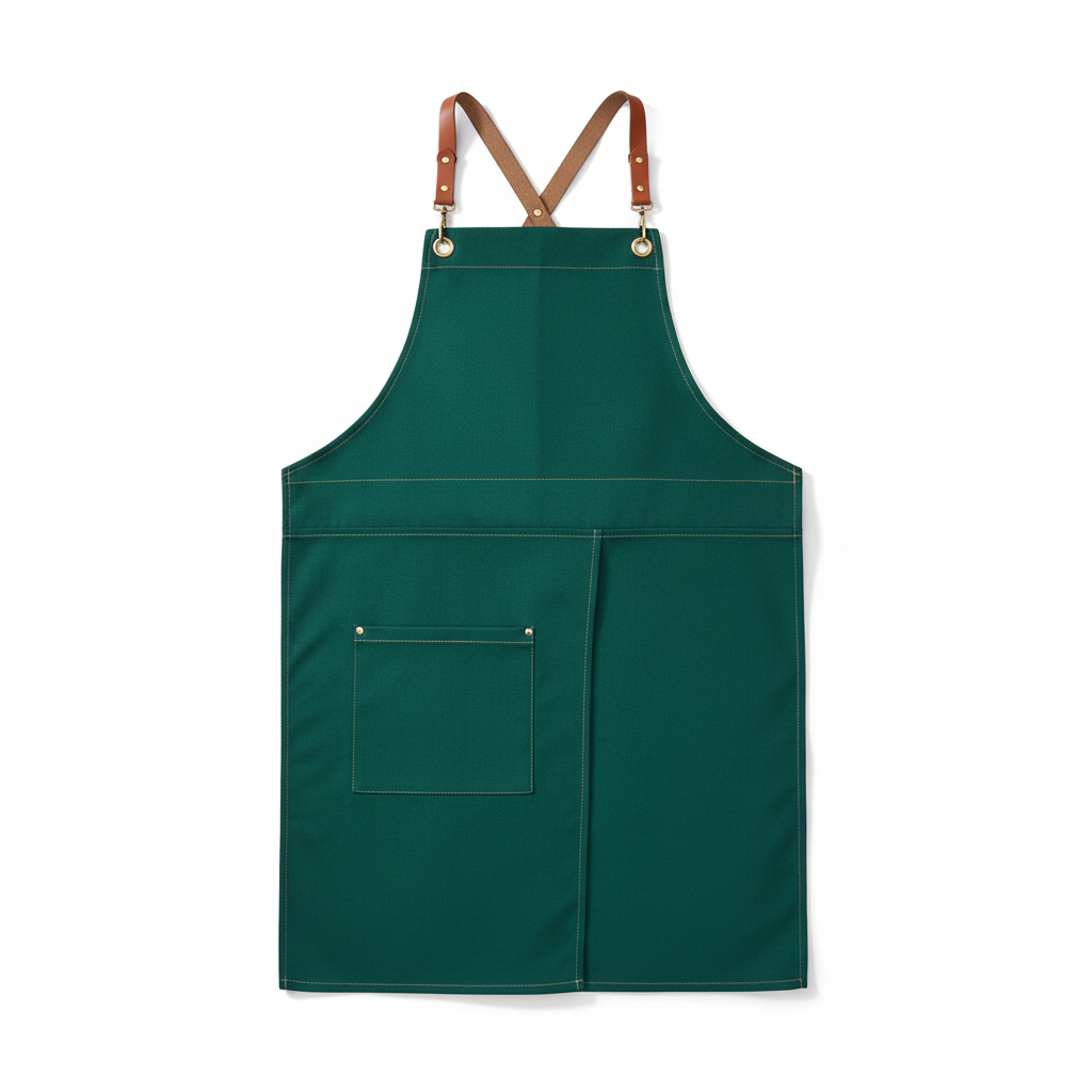 Flat lay fond blanc – Tablier de chocolatier