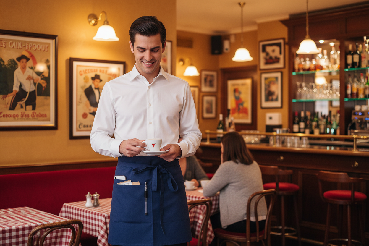 Lifestyle tablier de serveur