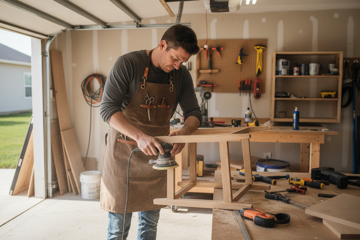 Tablier artisanal bricolage