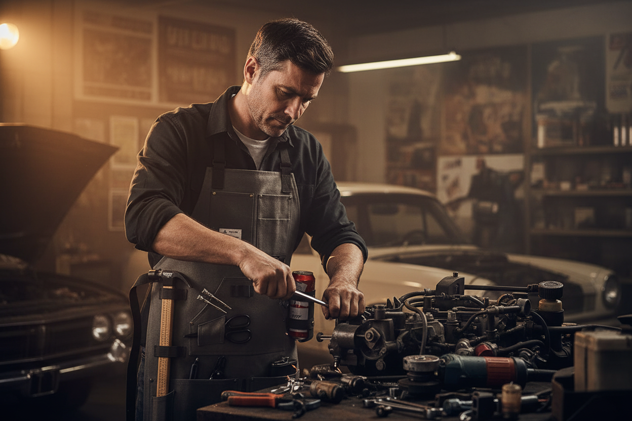 Tablier mécanicien garage