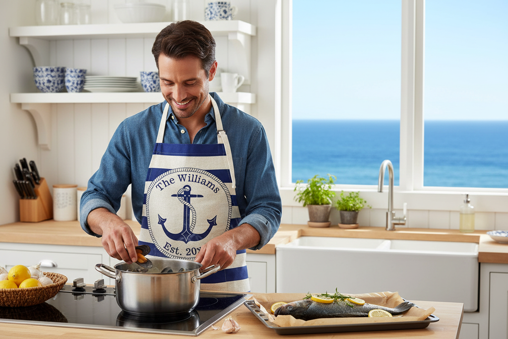 Tablier marin cuisine