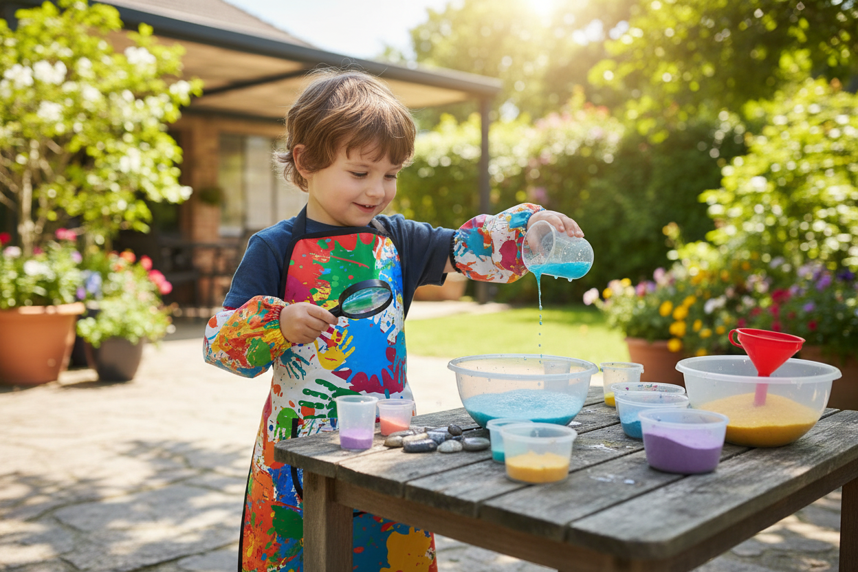 Tablier plastique enfant extérieur