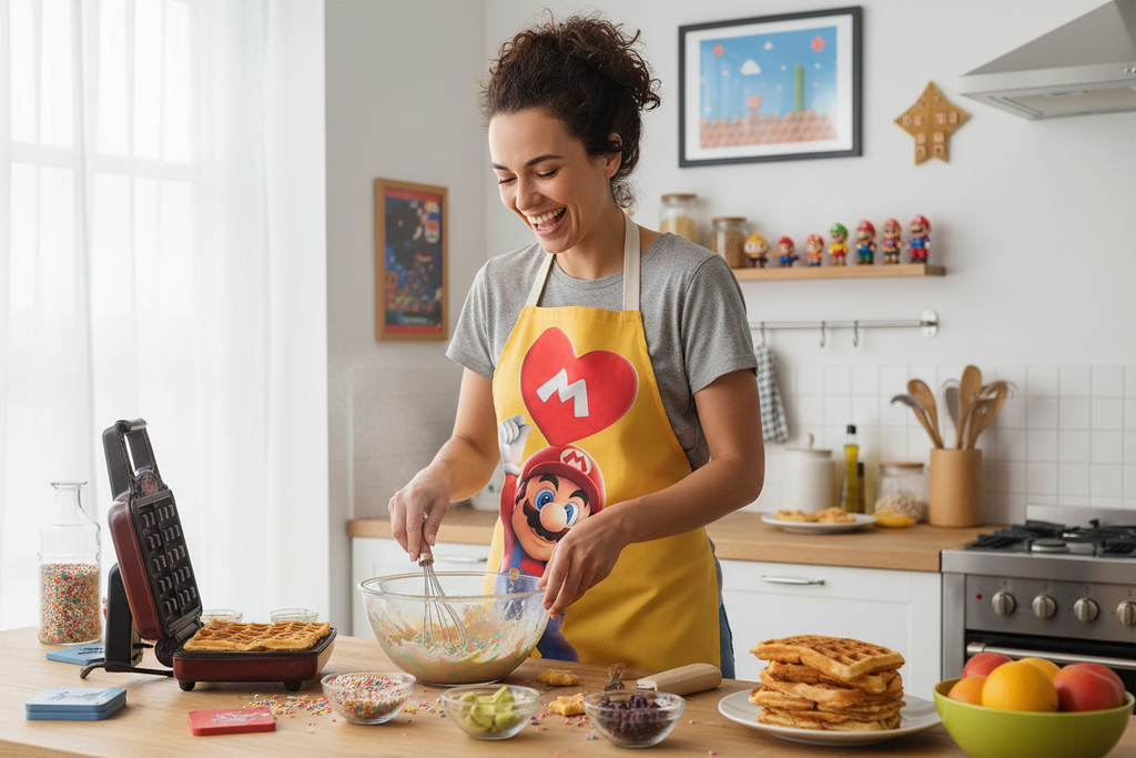 Tablier Super Mario cuisine