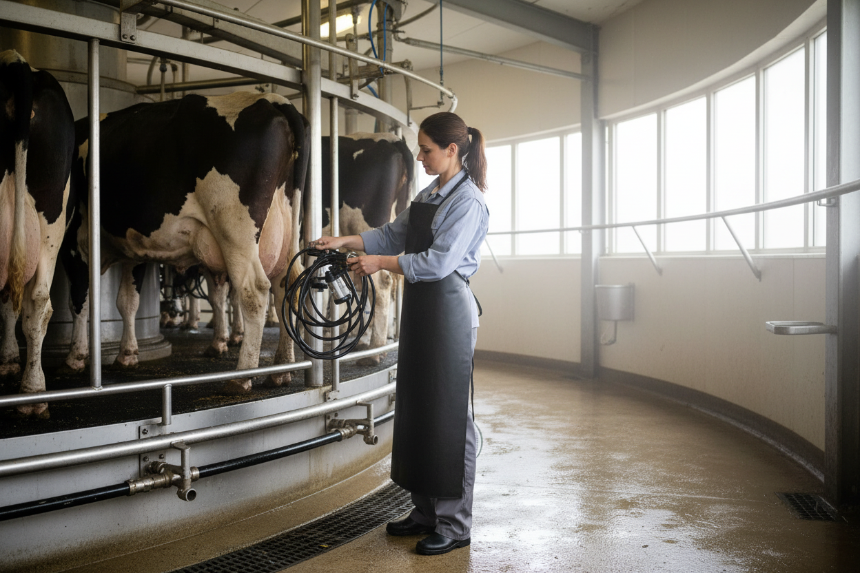 Usage professionnel – Tablier de traite