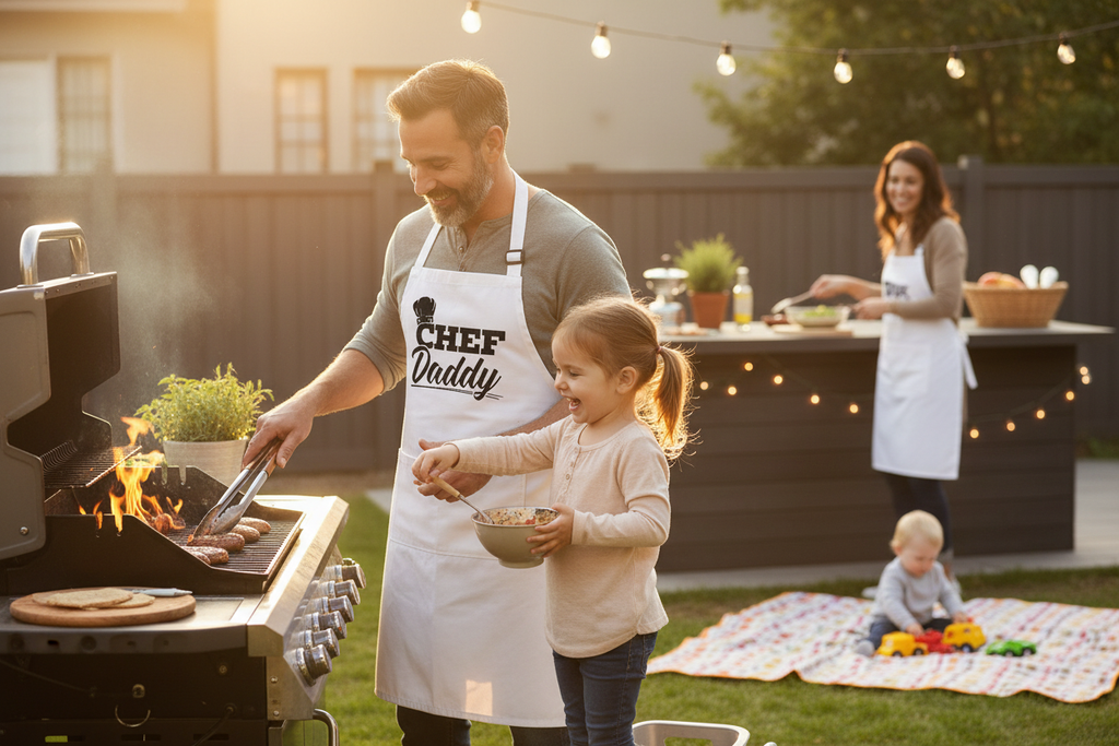 Usage quotidien en cuisine – Tablier meilleur papa